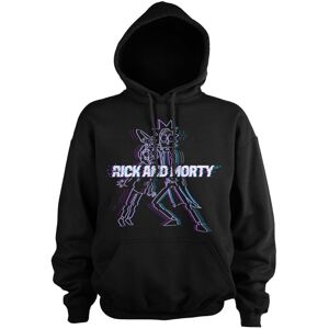 Rick & Morty Rick And Morty Glitch Hoodie X-Large