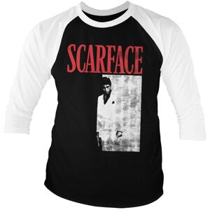 Scarface Poster Baseball 3/4 Sleeve Tee Medium