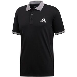 Adidas Kortærmet Poloshirt Club Solid Sort XS Mand