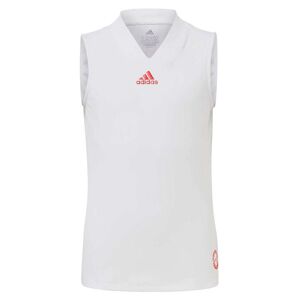 Adidas Ærmeløs T-shirt Q3 Match Hvid 11-12 Years