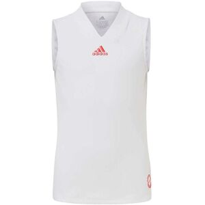 Adidas Ærmeløs T-shirt Q3 Match Hvid 9-10 Years