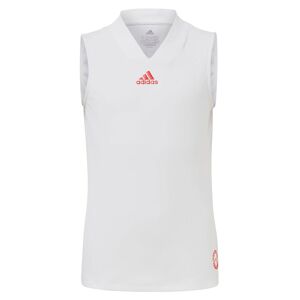 Adidas Ærmeløs T-shirt Q3 Match Hvid 13-14 Years