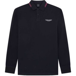 Hackett Langærmet Polo Aston Martin Tipped Sort 3XL Mand