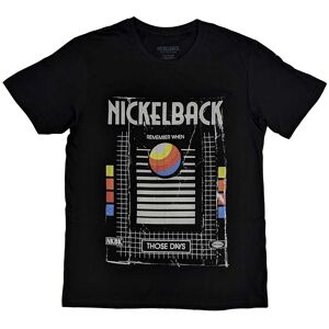 Nickelback Unisex T-Shirt: Those Days VHS (Medium)