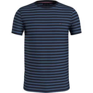 Tommy Hilfiger Kortærmet T-shirt Stretch Slim Fit Blå XS Mand