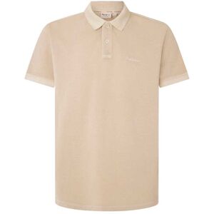 Pepe Jeans Kortærmet Polo New Oliver Gd Beige 2XL Mand