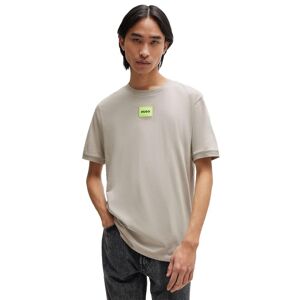 Hugo Kortærmet T-shirt Diragolino212 Beige M Mand