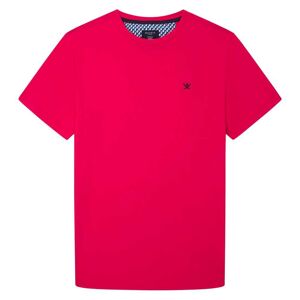 Hackett Kortærmet T-shirt Swim Trim Logo Rosa M Mand