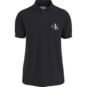 Calvin Klein Jeans Kortærmet Polo Monologo Polo Sort S Mand