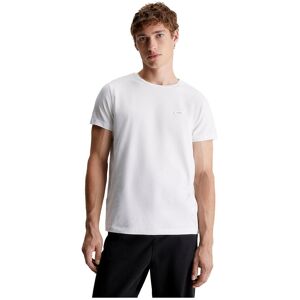 Calvin Klein Stretch Slim Fit T-shirt Med Korte ærmer Hvid M Mand