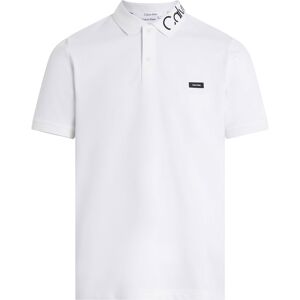 Calvin Klein Kortærmet Polo Stretch Embroid Logo Hvid M Mand