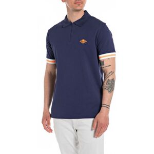 Replay Polo M6781.000.20623 Blå M Mand