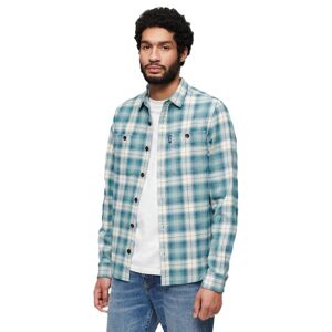 Superdry Skjorte Vintage Check Blå L Mand