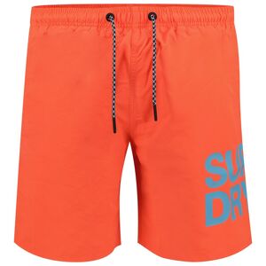 Superdry Svømmeshorts Sportswear Logo 17´´ Orange L Mand