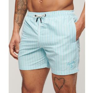 Superdry Svømmeshorts Printed 15´´ Blå L Mand