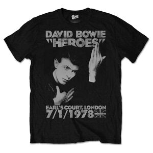 DAVID BOWIE - T-SHIRT, HEROES EARLS COURT