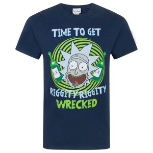 Rick And Morty Riggity Riggity Wrecked T-shirt til mænd