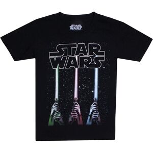 Star Wars T-shirt med lyssværd til drenge