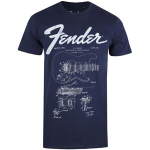 Fender T-shirt med patentprint til mænd