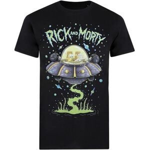 Rick And Morty UFO T-shirt til mænd