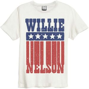 Amplified Unisex T-shirt med Willie Nelson-flag til voksne