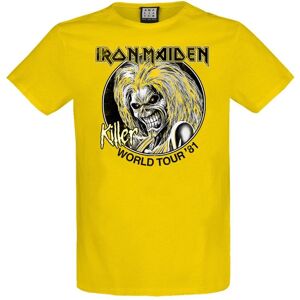 Amplified Unisex voksen Killer World Tour ´81 Iron Maiden T-shirt til voksne