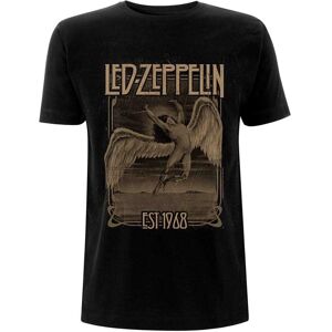 Led Zeppelin Unisex T-shirt til voksne med falmet fald