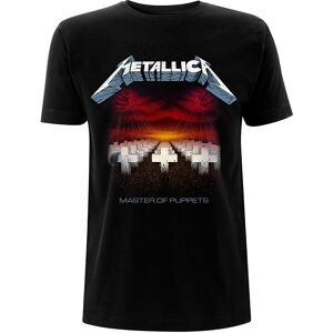 Metallica Unisex T-shirt med print af Master Of Puppets Tracks Back til voksne