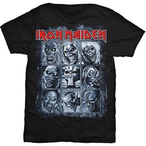 Iron Maiden Unisex T-shirt til voksne med ni Eddies