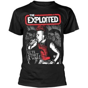 The Exploited Unisex T-shirt til voksne Lad os starte en krig