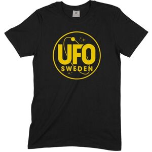 UFO SWEDEN - T-SHIRT, LOGO (SVART)