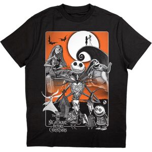 Nightmare Before Christmas Unisex T-shirt til voksne med måne