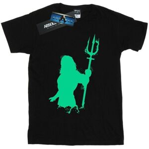 DC Comics Mens Aquaman Aqua Silhouette T-Shirt