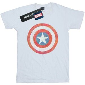 Marvel Mens Captain America Sketched Shield T-Shirt