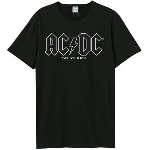 Amplified Unisex Adult History AC/DC 50th Anniversary T-Shirt