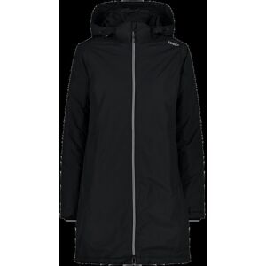 Cmp Jakke Coat Zip Hood 32z1406 Sort 2XL Kvinde