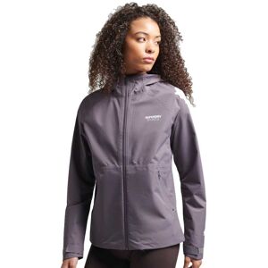 Superdry Waterproof Jakke Grå L Kvinde