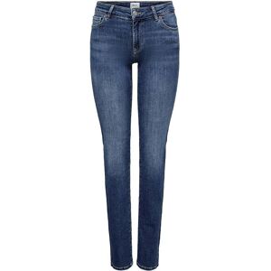 Only Almindelige Talje Jeans Alicia Blå 33 / 32 Kvinde