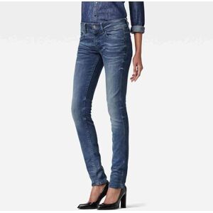 G-star Lynn Mid Waist Skinny Jeans Blå 28 / 36 Kvinde