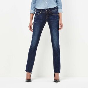 G-star Midge Saddle Mid Waist Straight Jeans Blå 29 / 28 Kvinde