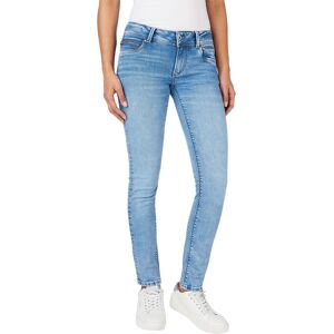 Pepe Jeans Pl204585 Slim Fit Jeans Blå 28 / 30 Kvinde