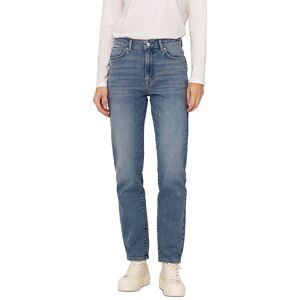 Only Emily Stretch Straight Ankle Fit Dot308 Høje Jeans Blå 29 / 34 Kvinde