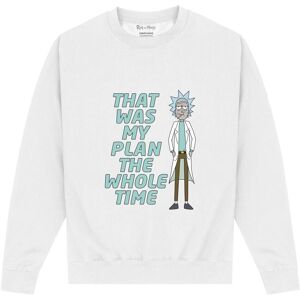 Rick And Morty Unisex Adult My Plan Sweatshirt