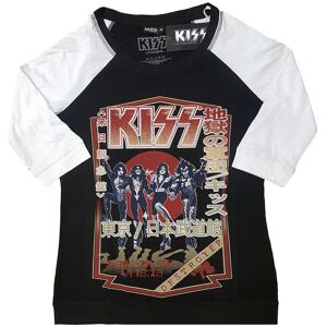 Kiss Ladies Raglan T-Shirt: Destroyer Tour '78 (XXX-Large)