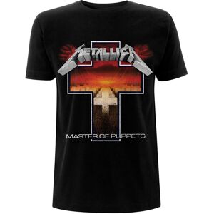 Metallica Unisex T-Shirt: Master of Puppets Cross (Large)