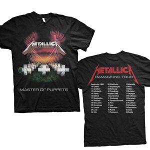 Metallica Unisex T-Shirt: Master of Puppets European Tour '86. (Back Print) (Medium)