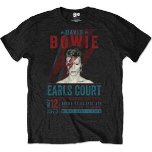 David Bowie Unisex Eco T-Shirt: Earls Court '73 (Large)