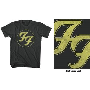 Foo Fighters Unisex T-Shirt: Distressed FF Logo (X-Large)