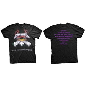 Metallica Unisex T-Shirt: Master of Puppets (Back Print) (Small)