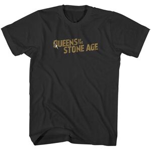 Queens Of The Stone Age Unisex T-Shirt: Bullet Shot Logo (Small)